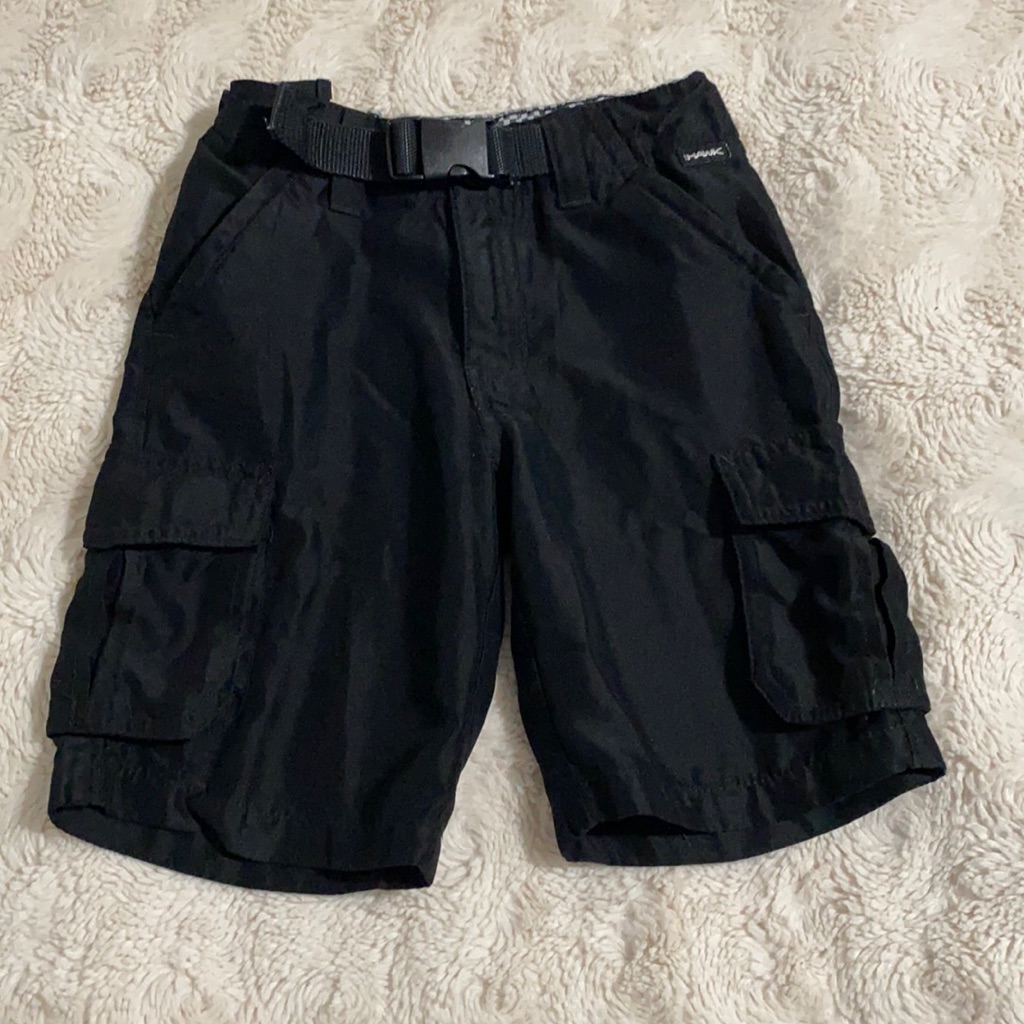 Tiny Hawk Black Polyester Shorts